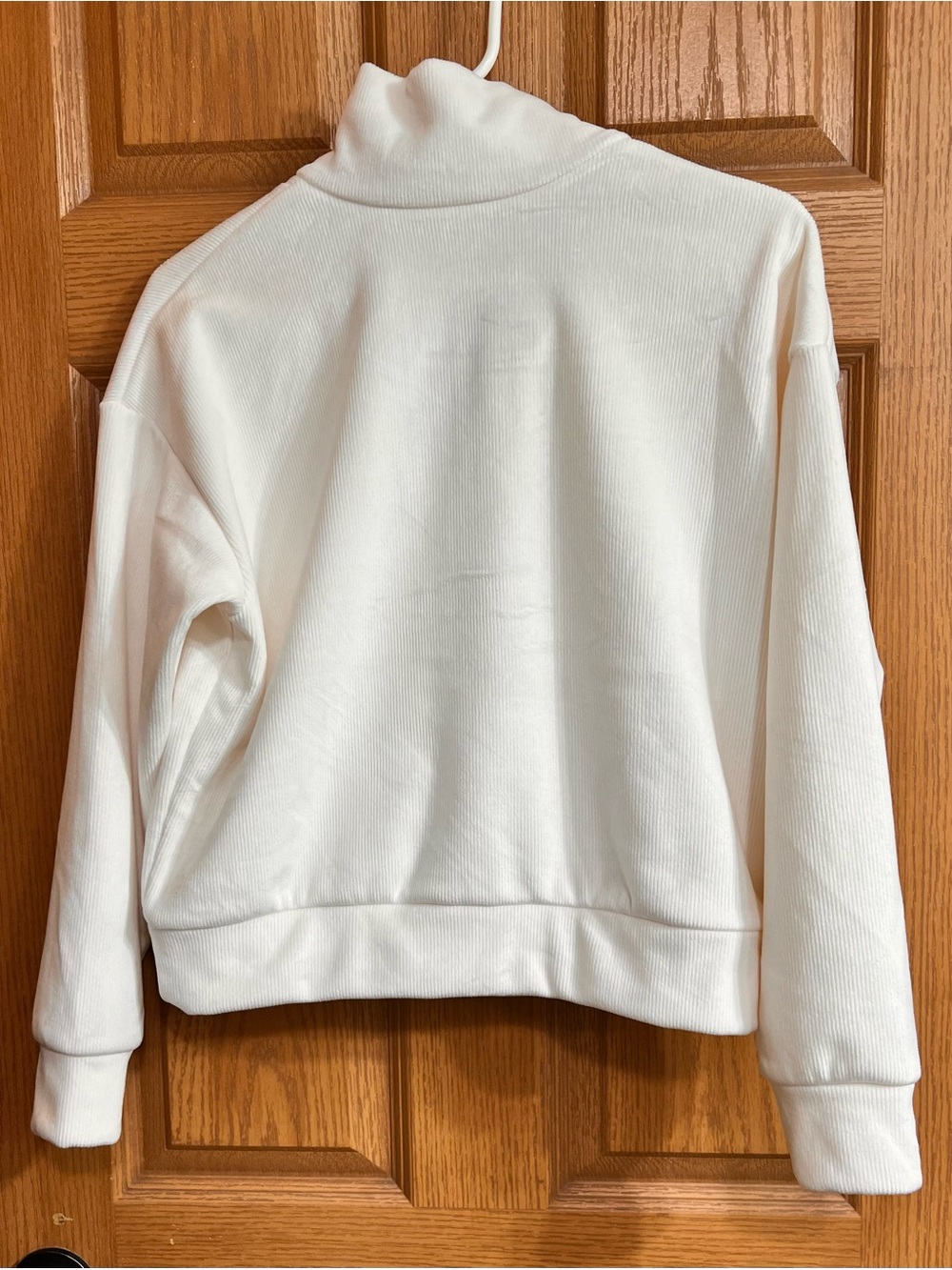 all in motion White Half-Zip Pullover - Picture 5 of 7
